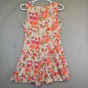 Perceptions Dress Womens L Fairy Floral Lace Coquette Festival Bloomcore Cottage